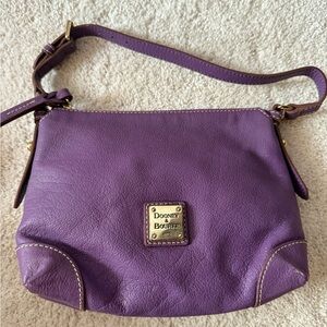 Dooney & Bourke Violet Leather Shoulder Bag